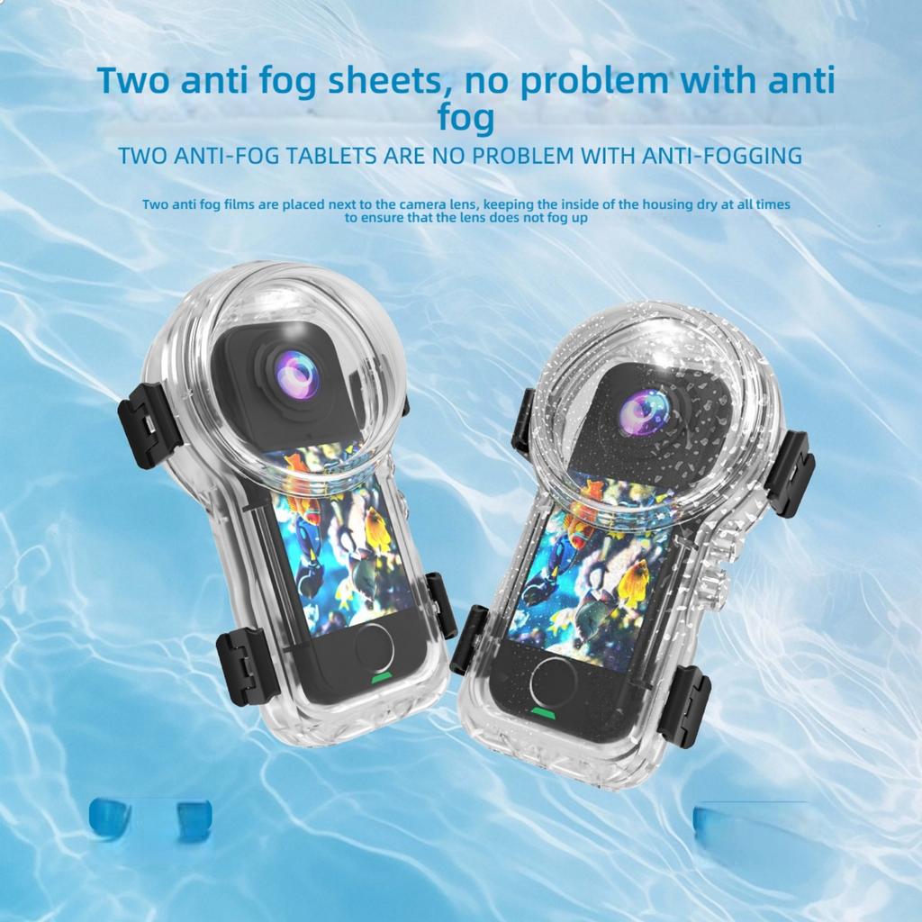 Invisible Dive Case Lens Guard Protective Cover Lens Action Camera Accessories Transparent Dive Case For X4 Air Camera