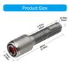 Convert To 1/4 Hex Shank Adapter Hexagonal Converter Electric Hammer Power Screwdriver Bit Holder Socket Impact Driver