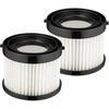 6Pack 49-90-0160 Replacement HEPA Filter for Milwaukee 49-90-0160 0882-20 M18 Compact Vacuum Cleaning Less