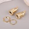 Gold-Plated 30V 10A High Current Dc Connectors 5.5X2.1Mm 5.5X2.5Mm Power Female Jack Socket Nut Panel Mount Dc Adapter Connector