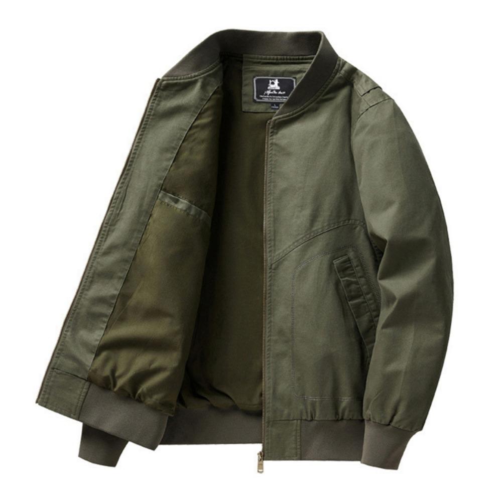 2025 Men's Autumn and Winter Bomber Flight Jackets Windproof Pilot Jacket Casual Motorcycle Baseball Coat for MEN