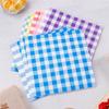 20 Serviettes en Papier Jetables Vichy Colorées Douces Absorbantes Pour Pique-Niques Anniversaires Mariages Fêtes Décorations de Table