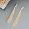2Pcs Folding Toothbrush Set for Travel Camping Hiking Portable Compact Size Outdoor Essential