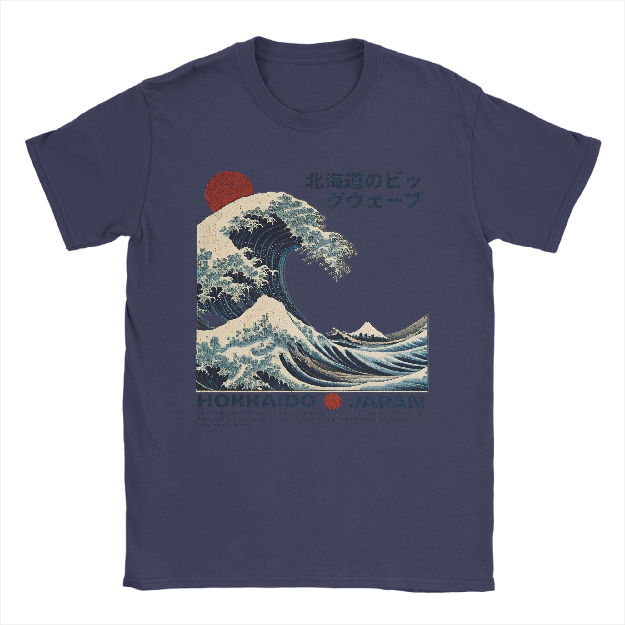 

Kanagawa Wave The Great Wave Hokusai Japanese Art Cotton TShirt For Unisexs Summer Awesome TShirts Tees Oversized Cheap Tops 4XL