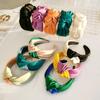 Luxury Designer Winter Headbands for Women Famous Brands Fashion Hairband with Knot Girls Hair Band