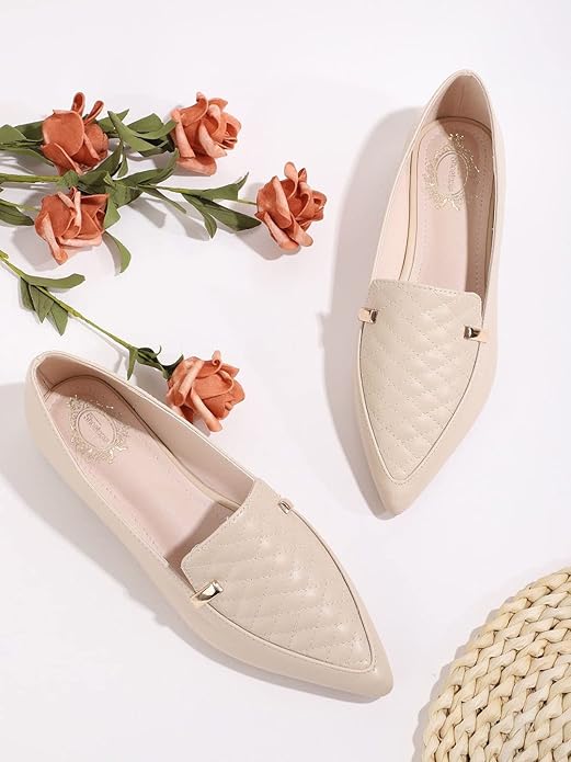 Shoetopia Women Pull On Ballet Flat Bow Detailed Flats for Women & Girls |Party, Ethnic | Comfortable