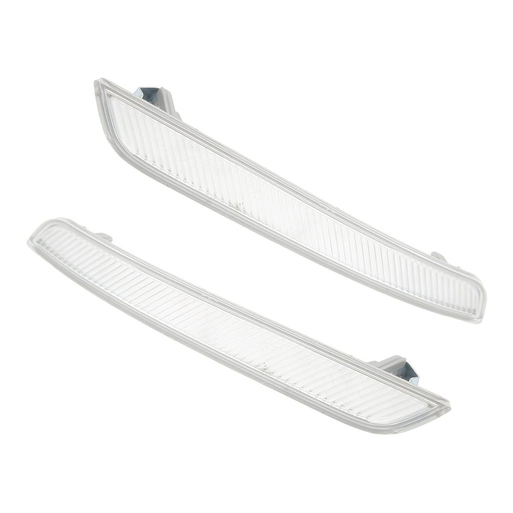 Riflettore paraurti anteriore bianco trasparente Migliora la visibilità dell'auto Riflettore indicatore laterale per X6 E71 2008‑2013