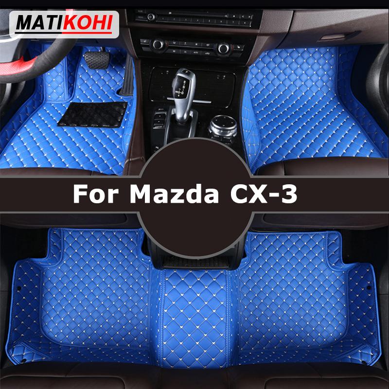 

MATIKOHI Custom Car Коврики для Mazda CX3 CX-3 2015-2023 Авто Коврики Аксессуары для ног Coche