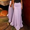 Women's High Waist Polka Dot Bodycon Maxi Skirt Flattering Elegant Daily Wear