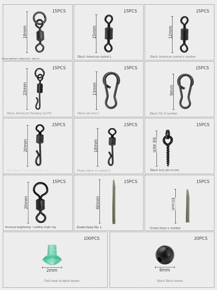 Oem European Carp Fishing Sea Rod 300-piece Shark Skimming Group Anti-bottom Method Wild Rock Fishing Tool & Accessory