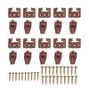 10 Set With Screws Drawer Track Guide Plastic Drawer Replacement Parts Drawer Slide Glides  Drawer