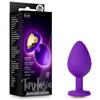 Plug Anal - Blush - Violet - Silicone - Waterproof - 8 cm