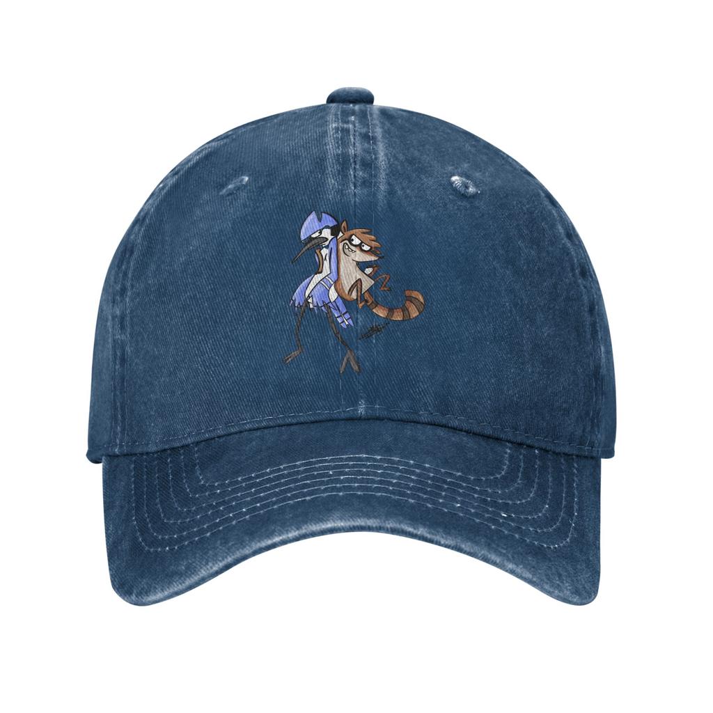 Sommer Mordecai und die Rigbys Baseballkappe Sonne Hohe Qualität Gewaschener Truckerhut Herren Erwachsene y2k Coole Wander Angelkappen