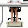Under Desk Footrest, Ergonomic Foot Stool with   Rollers for   Work, Non Slip Bottom and Portable Design