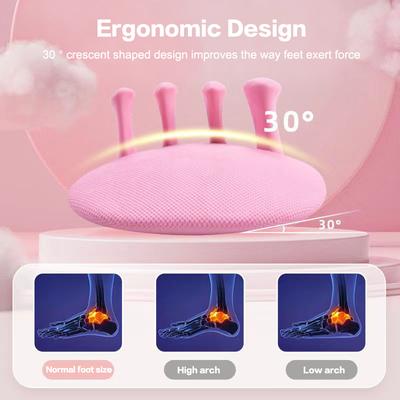 2Pcs Arch Foot Trainer Fitness Leg Toes Plantar Function Exerciser Thumb Valgus Corrector Toe Splints Buttocks Arch Trainer