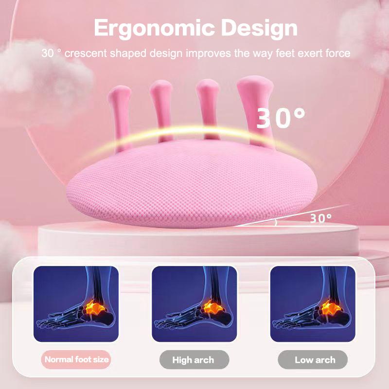 2Pcs Arch Foot Trainer Fitness Leg Toes Plantar Function Exerciser Thumb Valgus Corrector Toe Splints Buttocks Arch Trainer