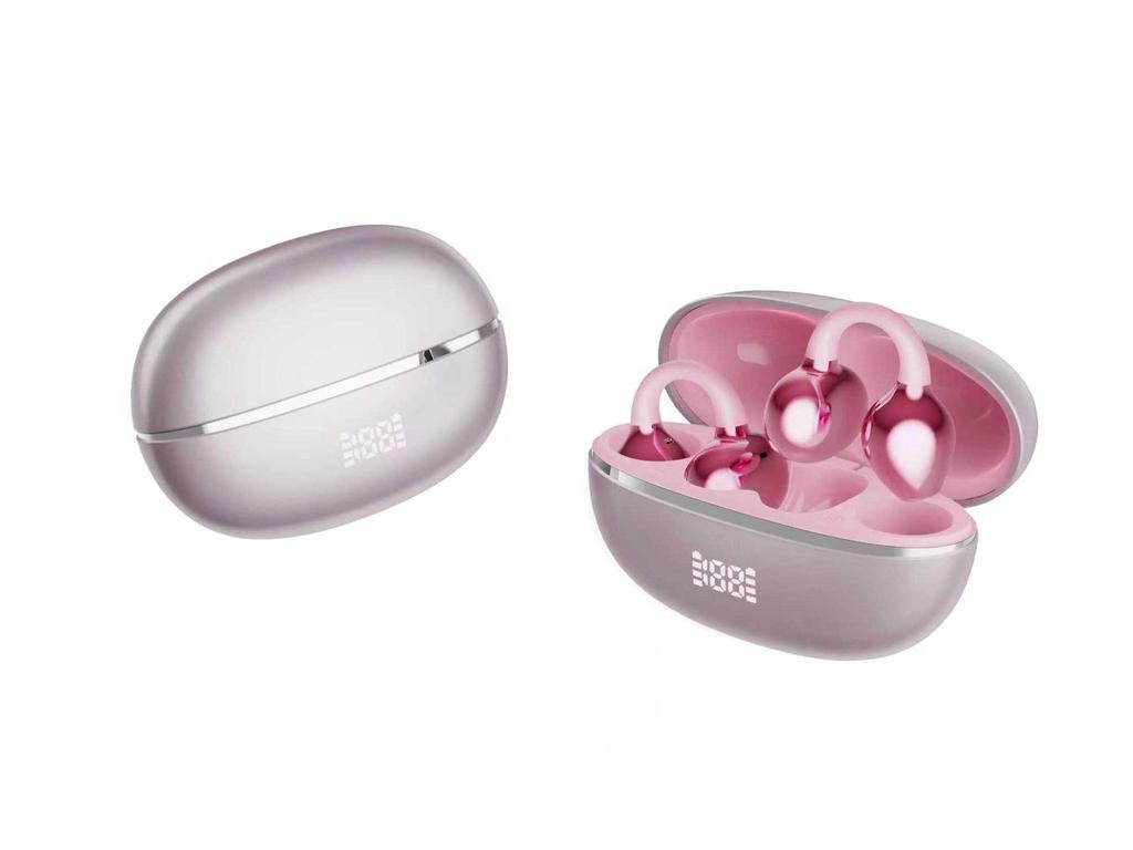 Diamond Buckle Bone Conduction Bluetooth Ear Clip: Noise Reduction, Low Latency, Lossless Sound Quality