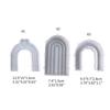Arch Shaped Silicone Mold Handmade Scented Candle Table Ornament Mould Non-stick