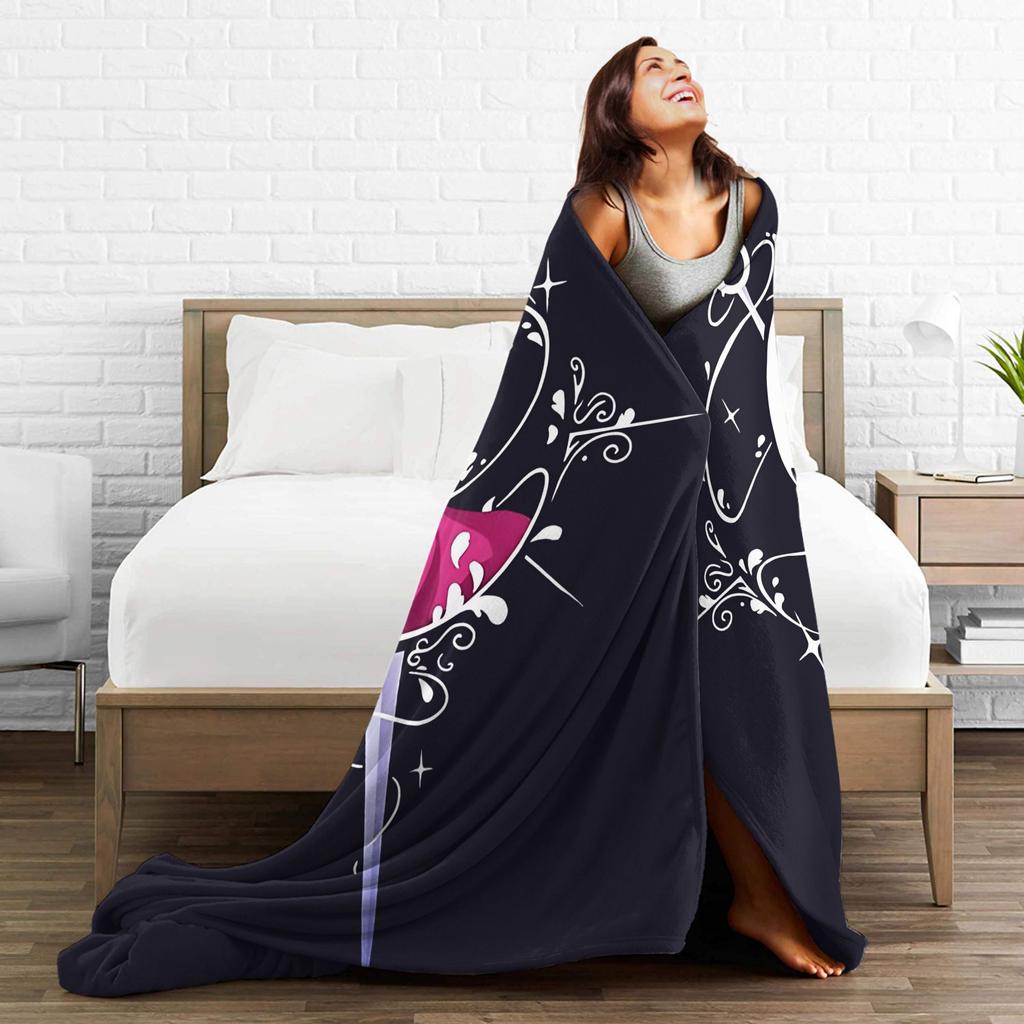 Hollowed Knights Game Silksong Flannel Blanket Winter Soft Durable Throw Blanket for Child Bedroom Bedspread Sofa Bed Cover