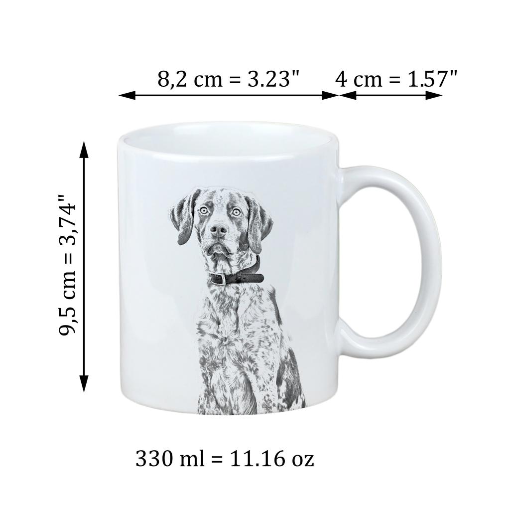 English Pointer - cup with a dog, cheerful cup for a dog lover, personalized gift from the Art-Dog brand