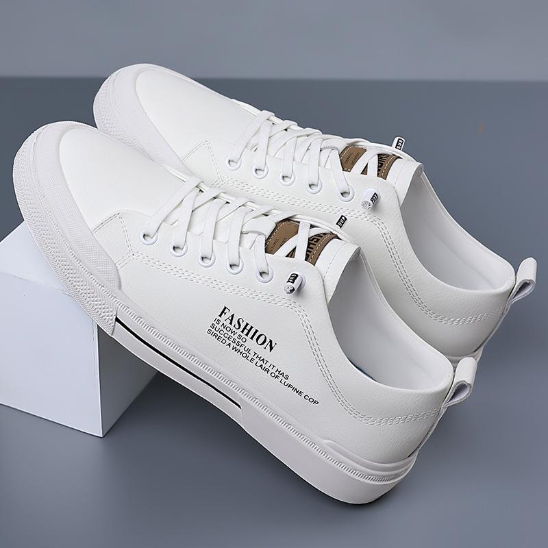 Fashion Classic Men Leather Casual Shoe British Leather Sneakers New Trendy Skateboard Footwear Outdoor Tenis Masculino Fashion Sneakers