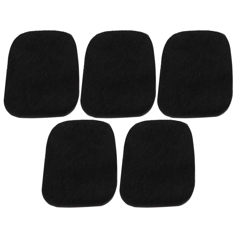 5pcs Archery Arrow Rest Adhesive Silent Bow Stick Plate Cowhide Outdoor Shooting AccessoriesBrown