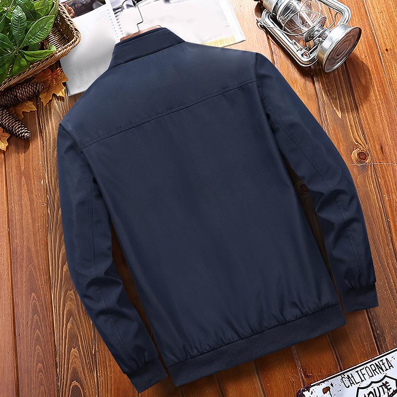 Mittleren alters männer der Papa Dünne Stehkragen Jacke Jacke In Die Älteren