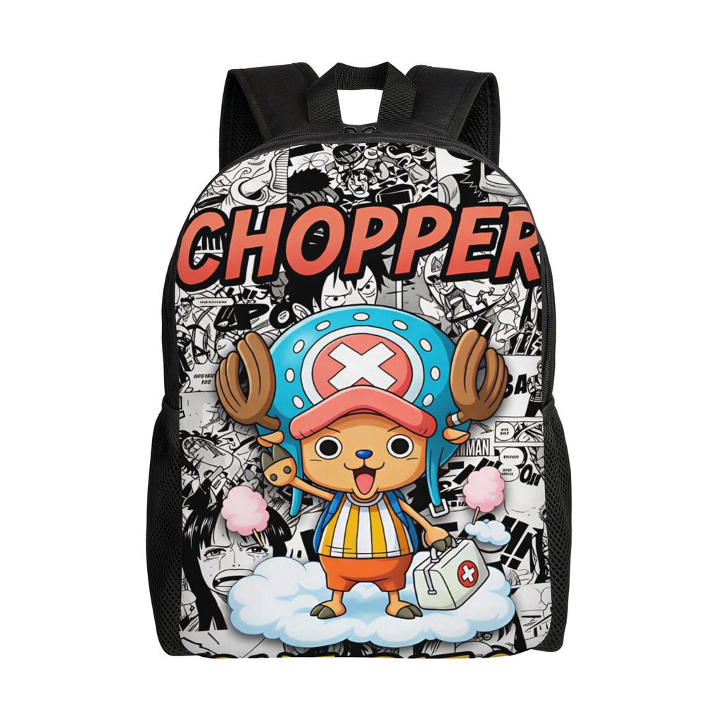 Ones Pieces Backpack Luffy Kawaii Backpacks Boy Girl Hiking Print High School Bags Colorful Rucksack