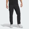 Adidas Business Casual Slim-Fit Pants Solid Color Logo Straight Leg Sports Trousers Men Pants Black IZ1588