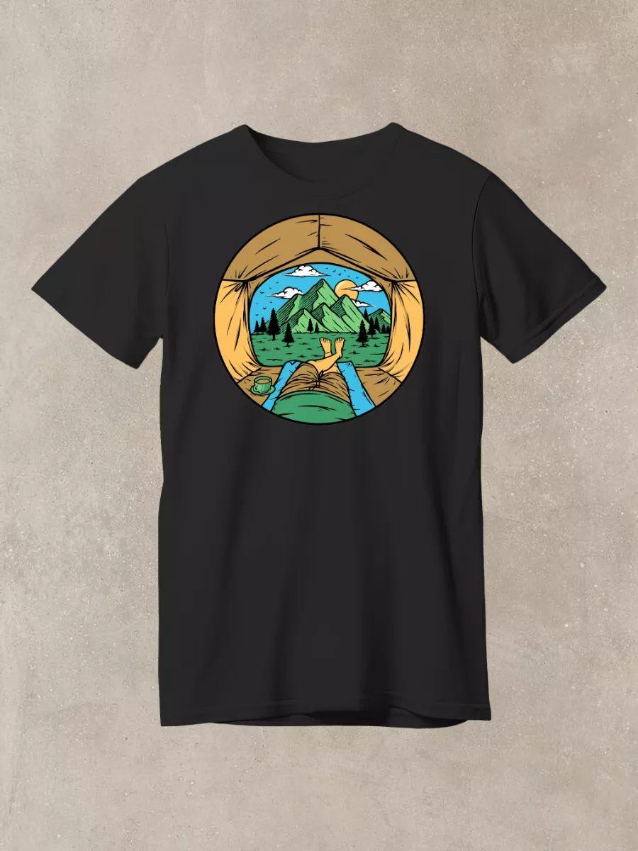 Mountains tent T-shirt S