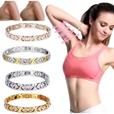 Trendy 4-Color Magnetic Therapy Bracelet Twisted Slimming Bangle Healthcare Jewelry Adjustable Design Comfortable To Wear Fashio