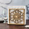 Sunflower Decorative Napkin Holder with Stable Base Easy To Install Kitchen Countertop