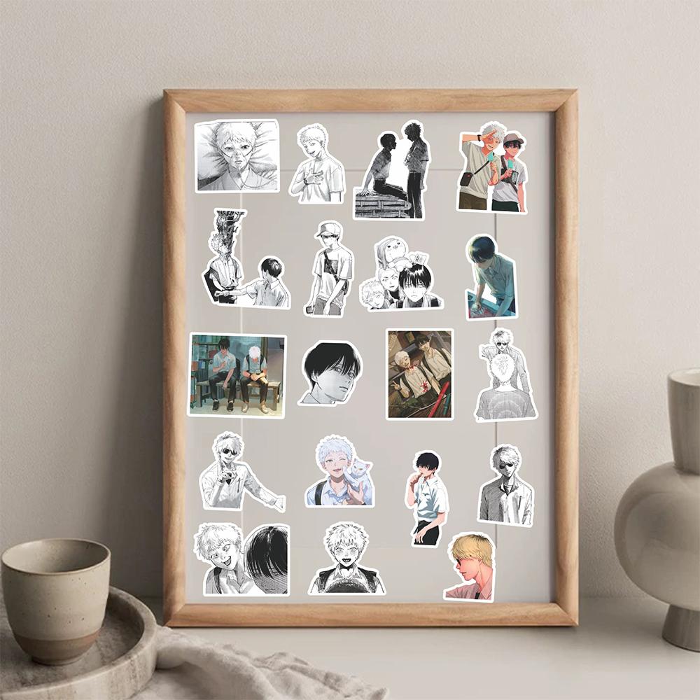 10/30/88pcs Black White The Summer Hikaru Died Anime Stickers DIY Scrapbook Suitcase Phone Guitar Cool Classic Manga Sticker Toy