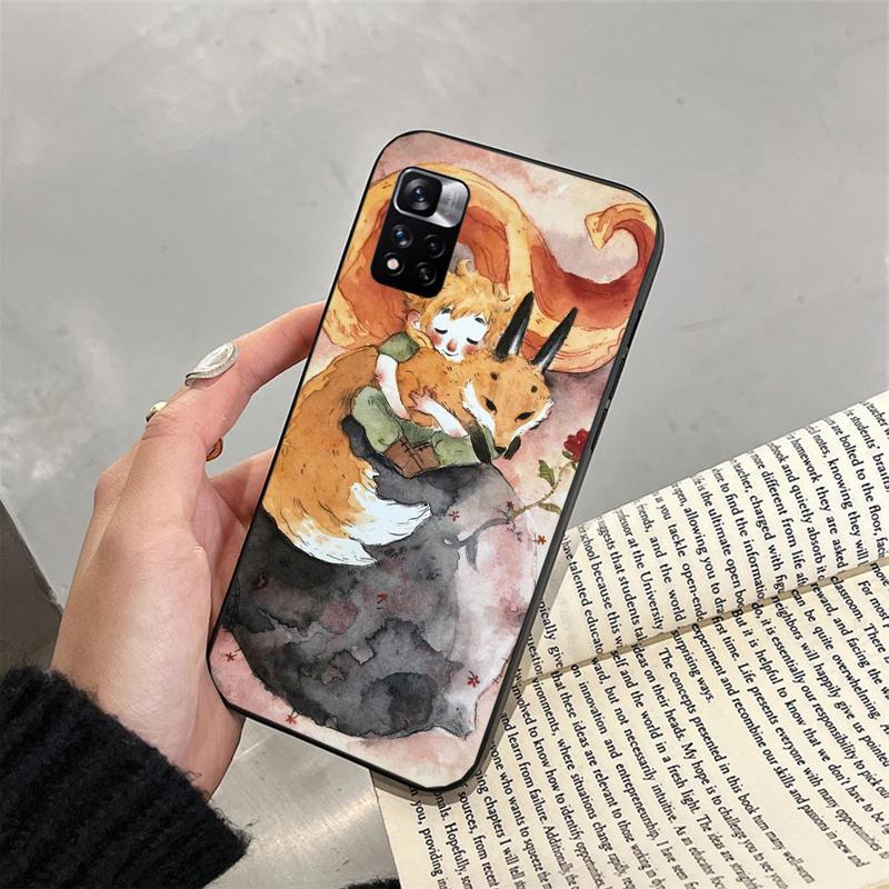 Phone Case For Xiaomi Redmi note 13 12S 12 Pro 11S 11 10 Pro 10S 12S Redmi 10 10C 9C 13C The Little Prince Fox Case