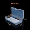Transparent Rectangular Craft & Storage Box - Small Parts Organizer