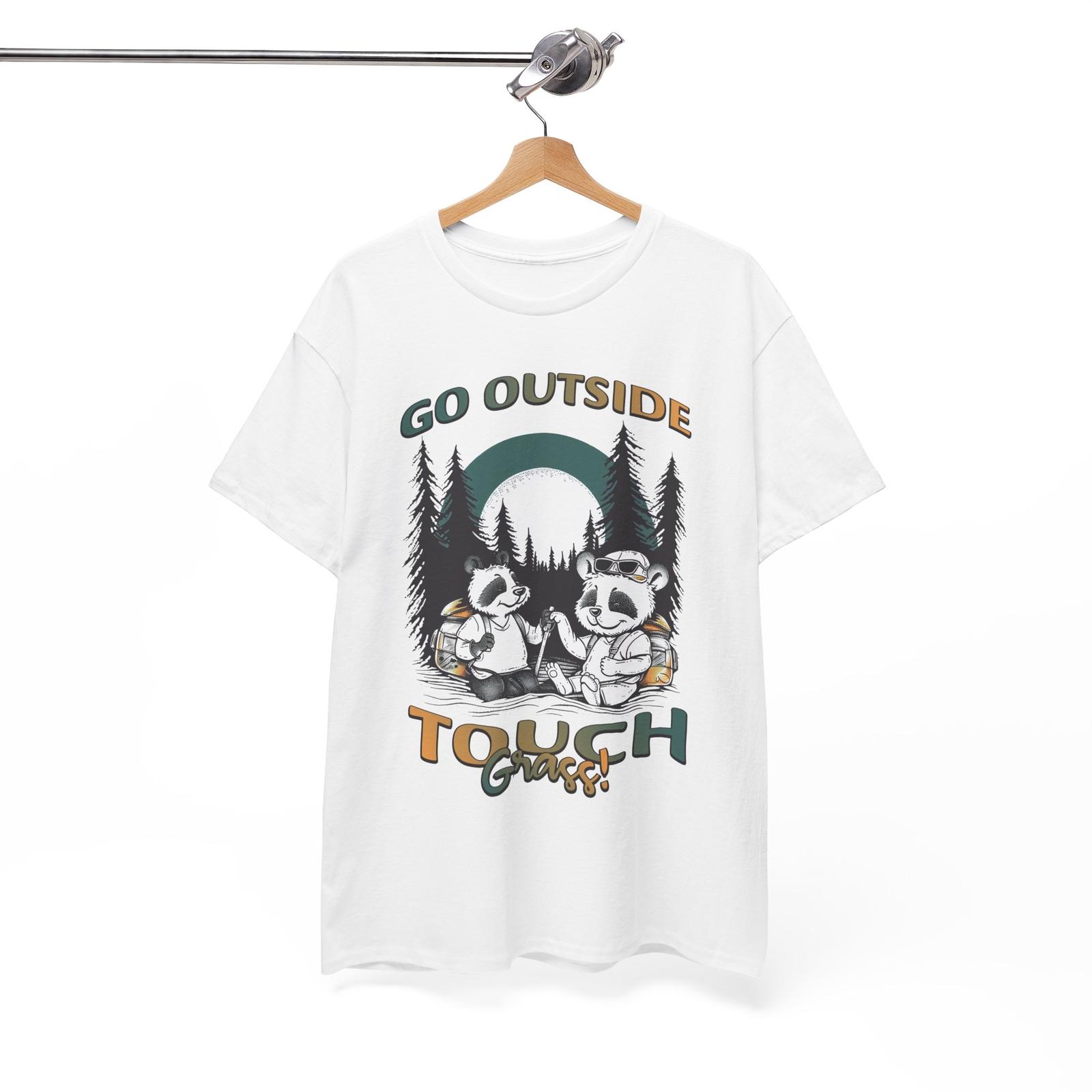 Иди на улицу, потрогай траву! Футболка - Приготовься заставить всех улыбнуться S