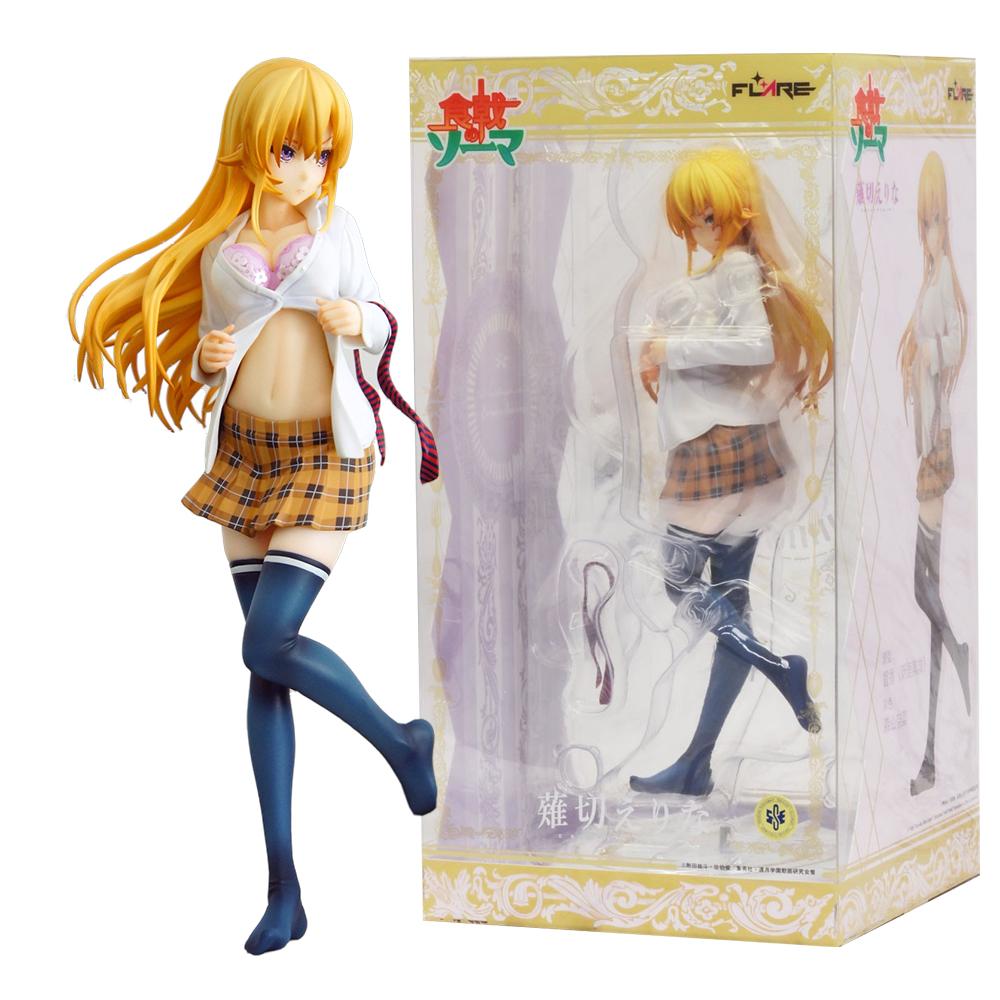 

23CM Anime Food Wars! Shokugeki no Soma Nakiri Erina Sleeping Coat Ver Figure Removab Model Toy Gift Collection Action Figure With box