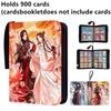 400 szt./900 szt. Album na karty Książka Anime Błogosławieństwo Niebiańskich Urzędników Kolekcja Kart Zamek na Zamki Binder na Karty Kolekcjonerskie Prezent dla Dzieci