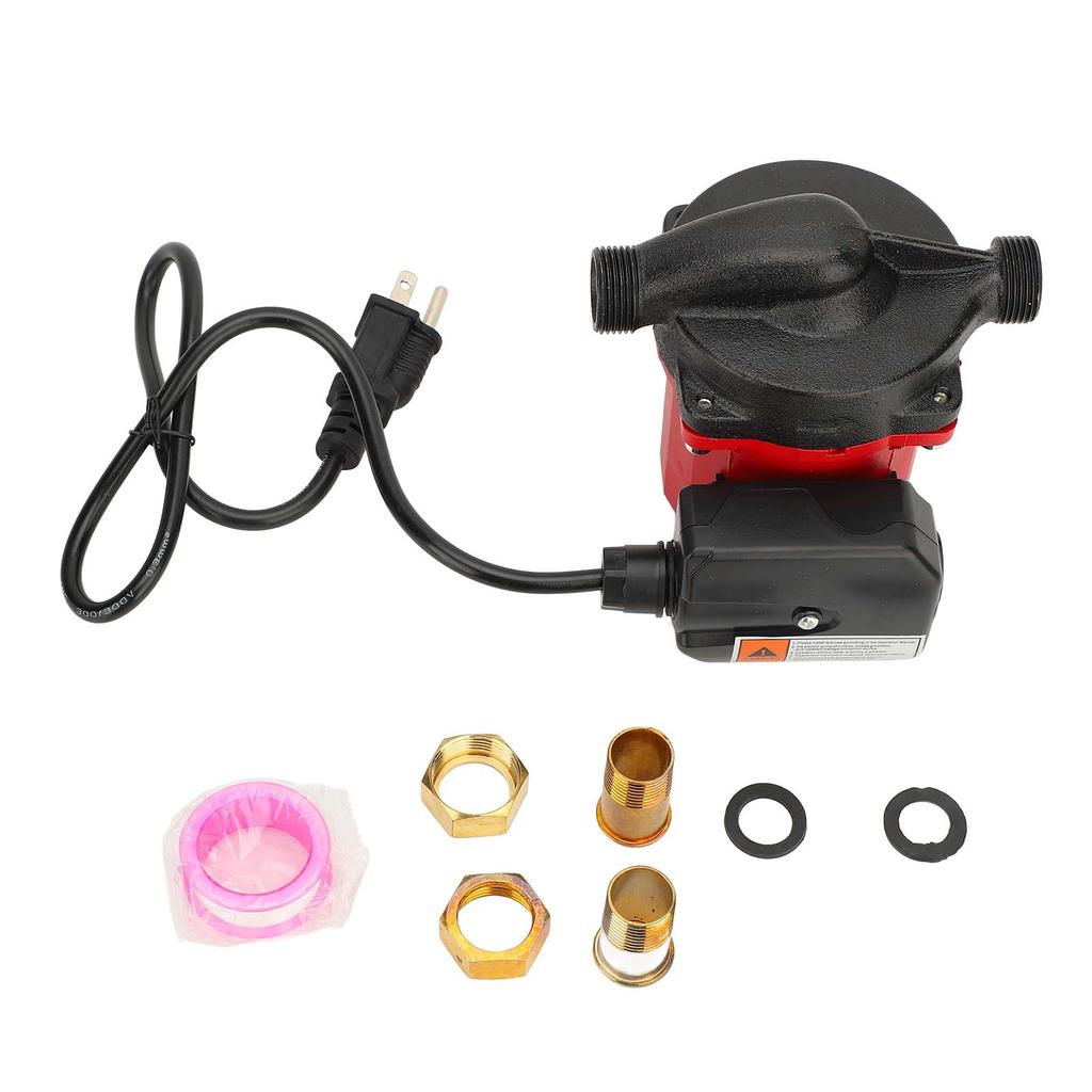 Umwälzpumpe für Warmwasserbereiter 3 Geschwindigkeiten Zirkulierende Heißwasser-Druckerhöhungspumpe Haushalt Rot