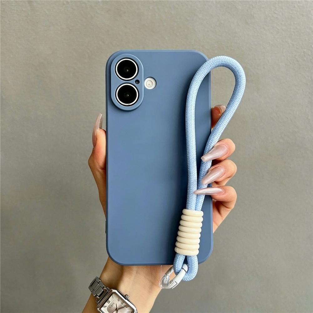 Rope Lanyard Strap Phone Case For Samsung A13 A23 A33 A53 A73 A52 A12 A22 A32 A52 A72 A11 A31 A51 A71 Matte Soft Silicone Cover