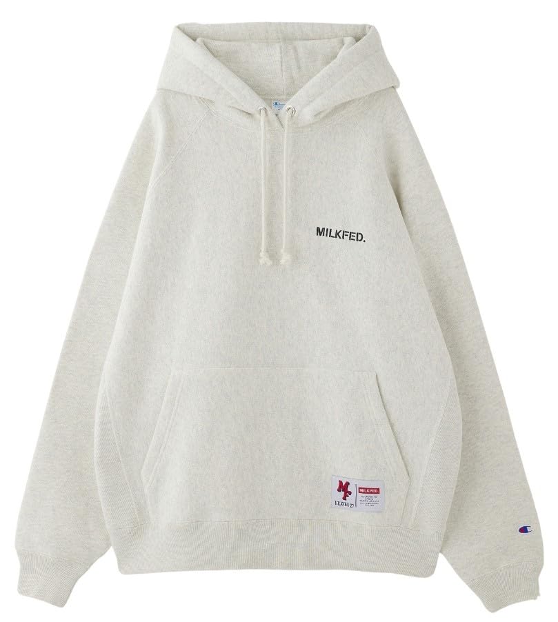 

[Milkfed] Hooded Sweatshirt CHAMPION SWEAT HOODIE Women s OATMEAL