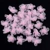 20pcs/lot 3cm Snow Gauze Fabric Flower Five Petals Plum Blossoms Artificial Flower For DIY Clothing Sewing Headwear Decoration
