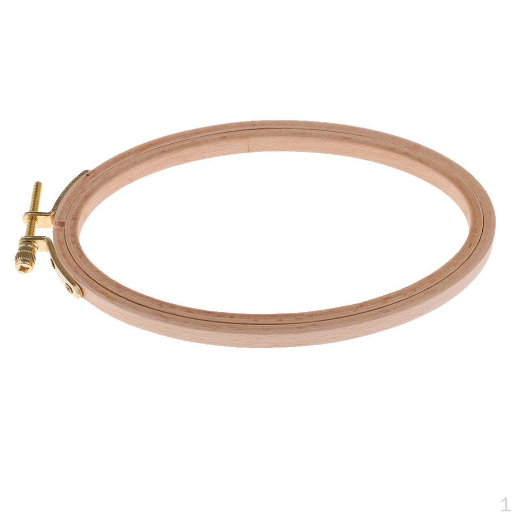 2 Size Wood Hoop Embroidery Stitch Sewing Tool diy