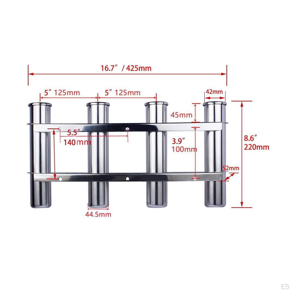 Boat Fishing Rod Holder Bracket, Display Stand Freshwater Saltwater Tackle Tools