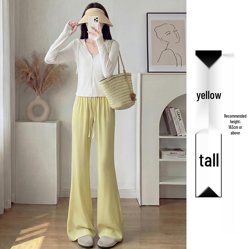 Petite Women's 2025 Slimming High-Waisted Micro-Flared Long Pants