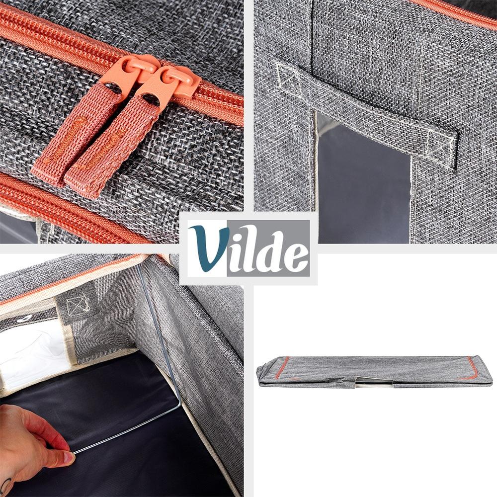 Pokrowiec Organizer Torba Na Pościel Koce Ubrania Odzież Ze Stelażem 68L