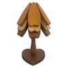 Tree-Shaped Coasters Wooden Trivet Mat Heat Resistant Coaster Multifunctional Pot Holder Kitchen Festive Ornament