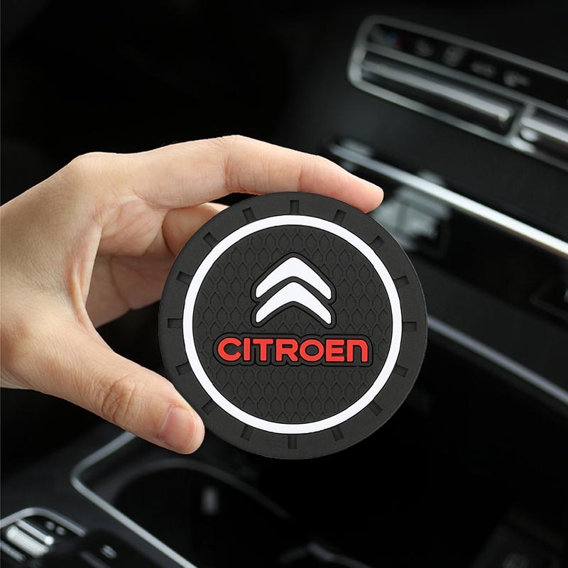 1/2ks Horký výprodej Podložky pod hrnky do auta Podložky do držáku na nápoje Protiskluzová podložka pod hrnek Příslušenství Pro Citroen C4 C5 C3 C2 C1 C4L C6 Picasso Saxo VTS