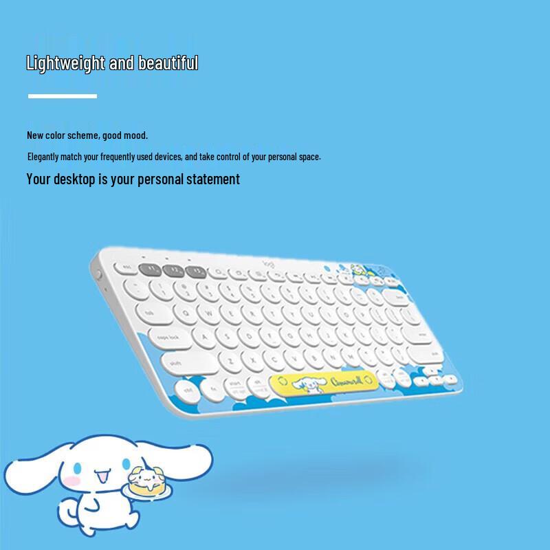 Logitech K380 Multi-Device Bluetooth Keyboard - Cinnamoroll Edition
