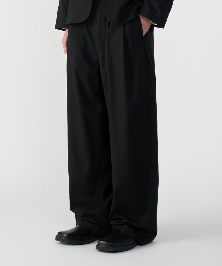 UNTAPPED STUDIO Like Linen Double-Pleat Wide Slacks 2 Colors